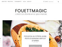 Tablet Screenshot of fouettmagic.com